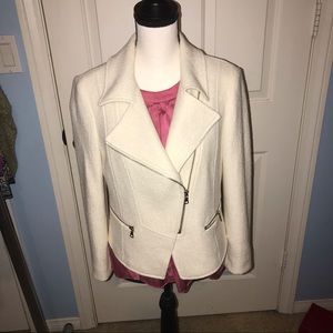 Ann Taylor — wool jacket - zippers